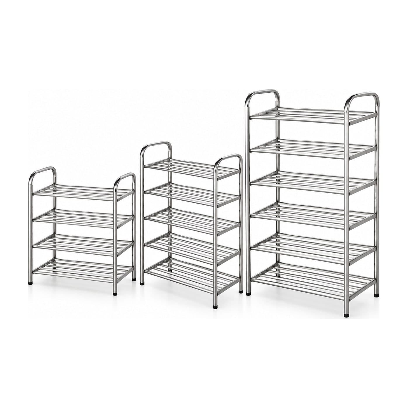 Rak Sepatu Stainless 4/5/6 Susun
